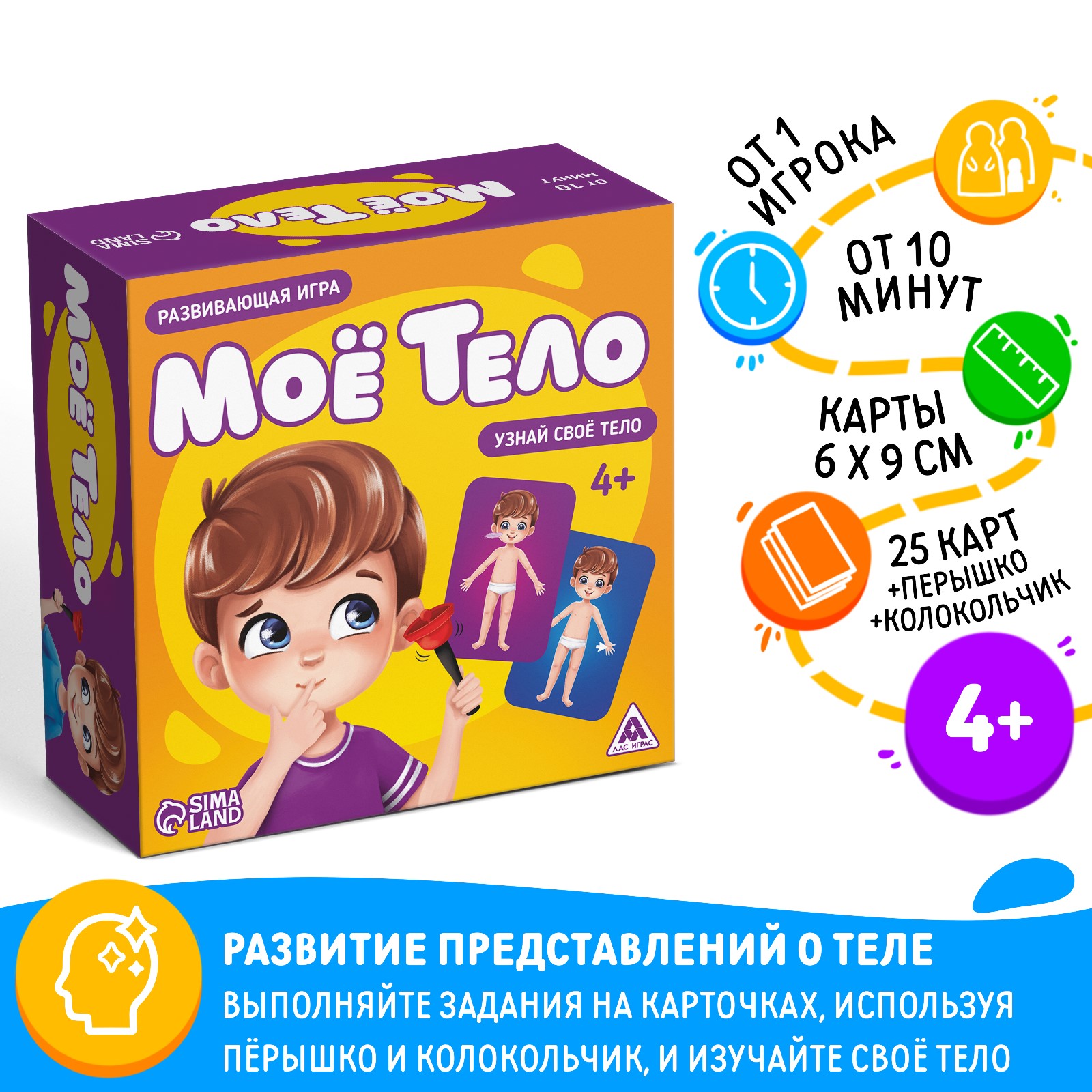 Настольная игра Лас Играс Моё тело - фото 1