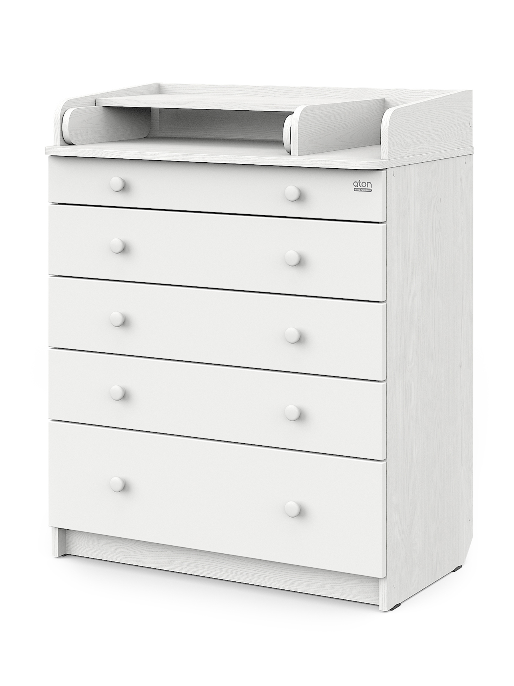 Комод пеленальный Aton Maks ясень тронхейм-белый - фото 1