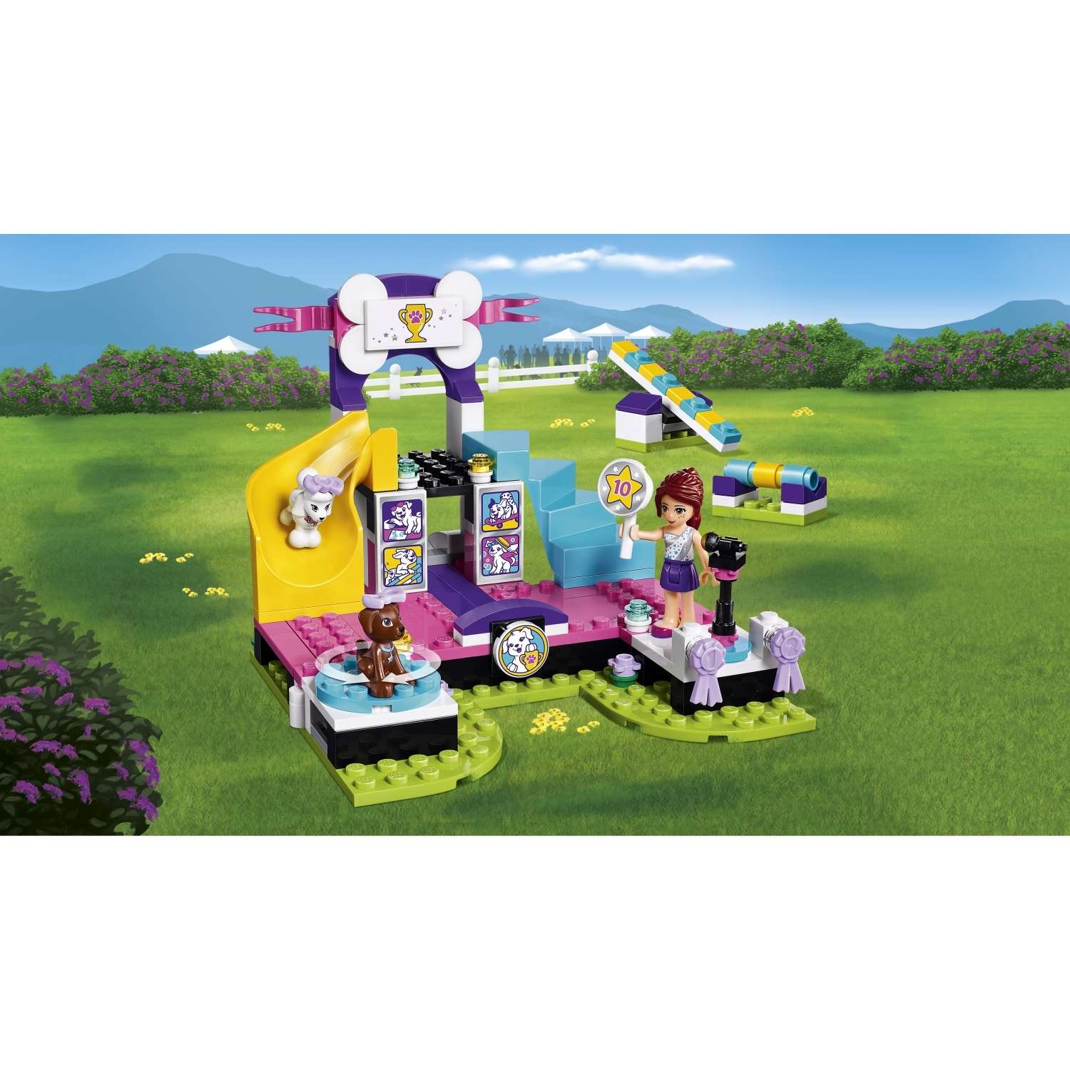 Конструктор LEGO Friends Выставка щенков: Чемпионат блочный - фото 4