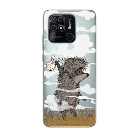 Силиконовый чехол Mcover для смартфона Xiaomi Redmi 10C Союзмультфильм Ежик в тумане и дымка
