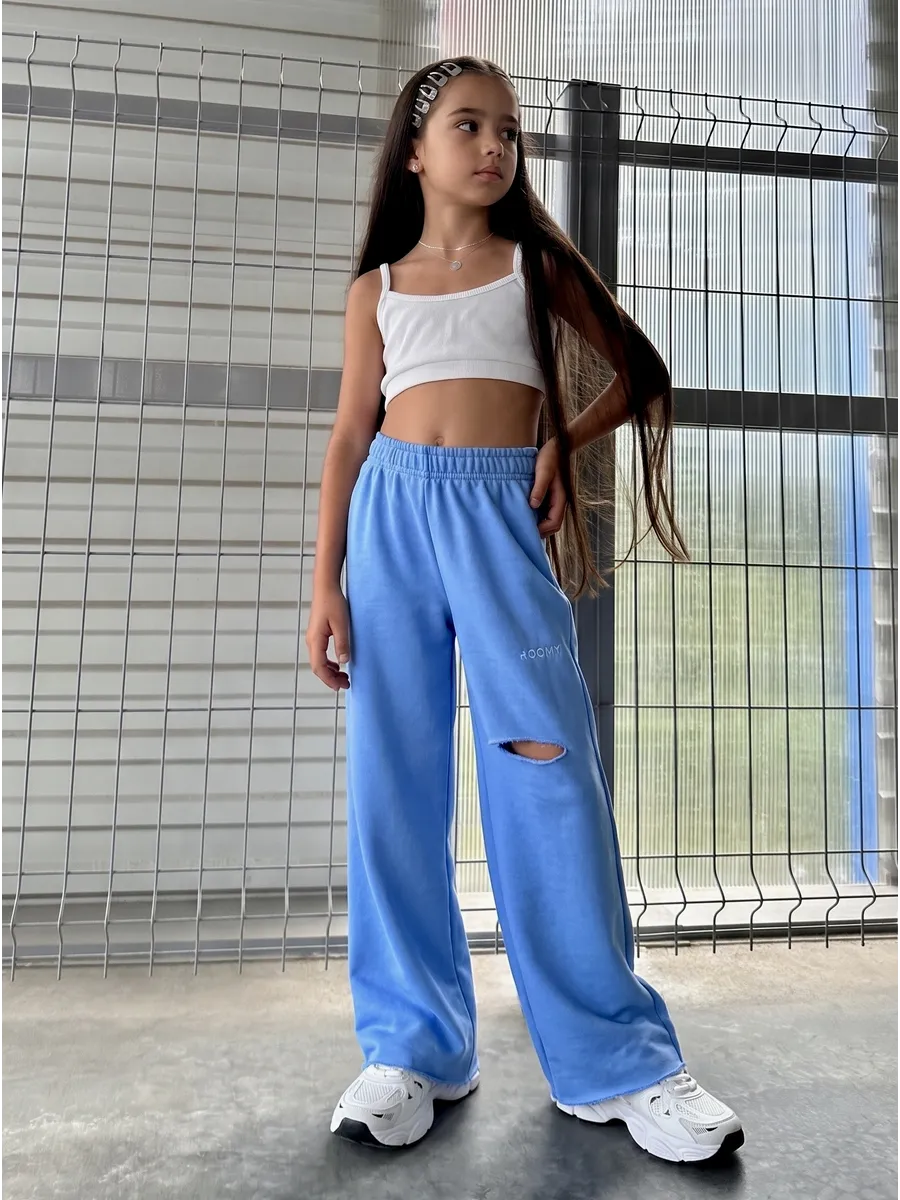 Брюки ROOMY ESSENCE STREETjog/blue - фото 2