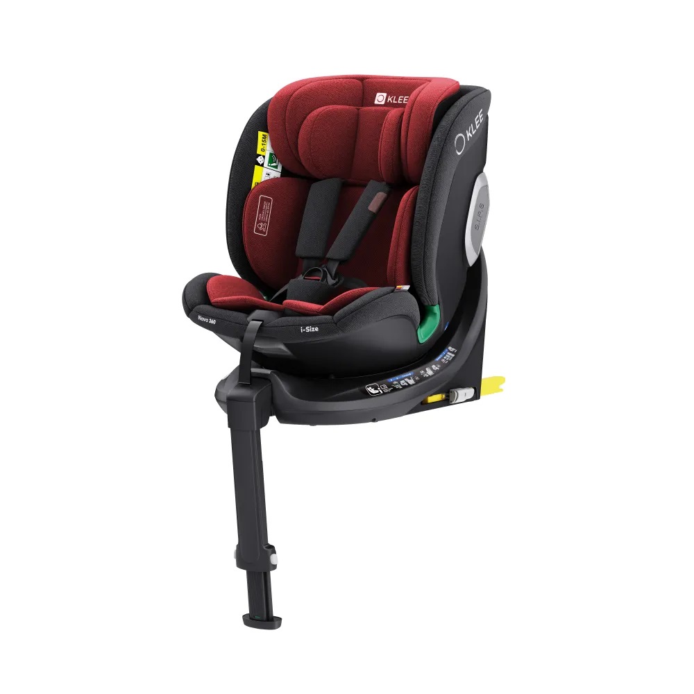 Автокресло KLEE Nova 360 i-Size Isofix 0+/1/2/3 (0-36 кг) красный - фото 1