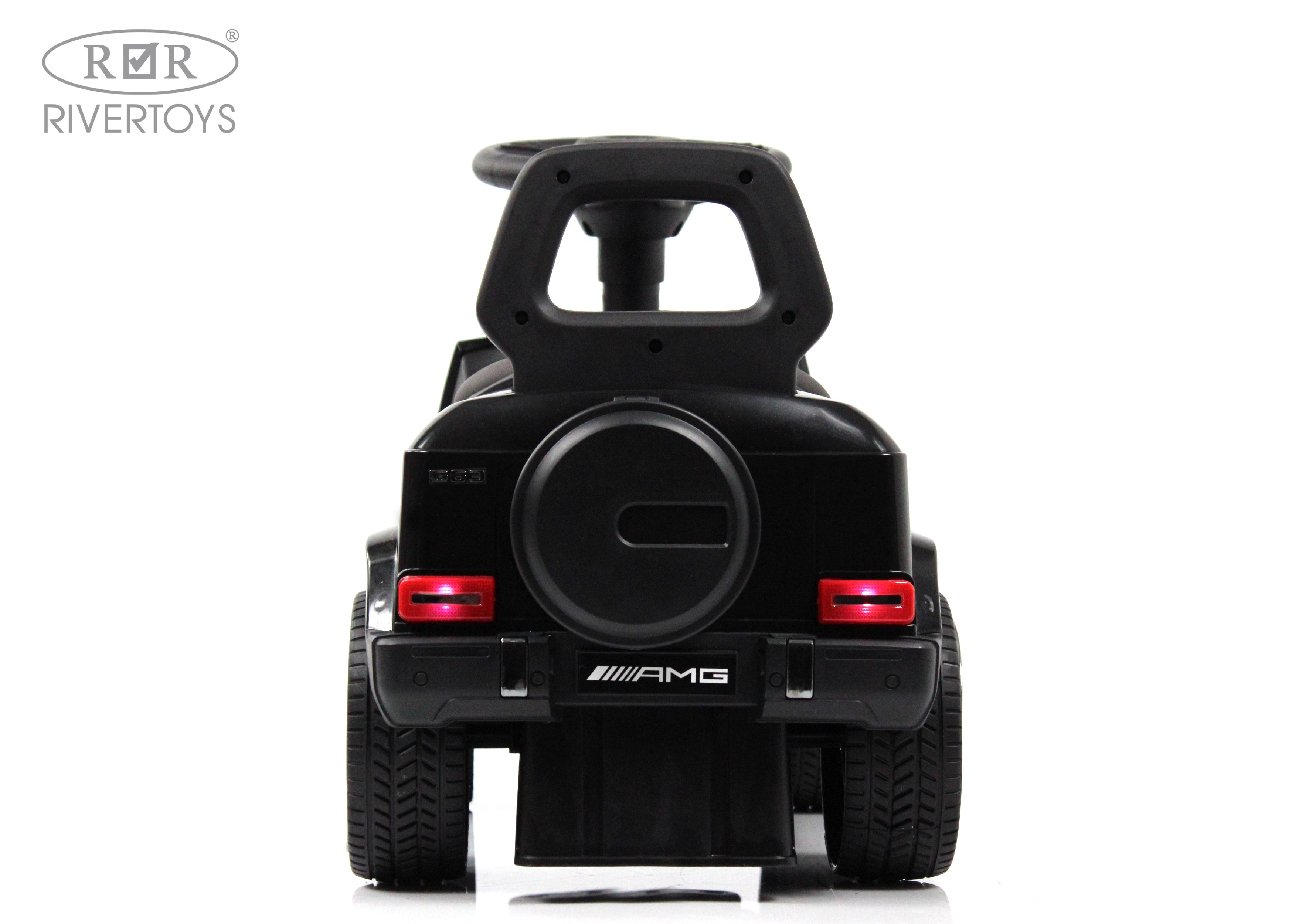 Каталка RIVERTOYS Mercedes-BenzG63 Black Diamond черный - фото 16