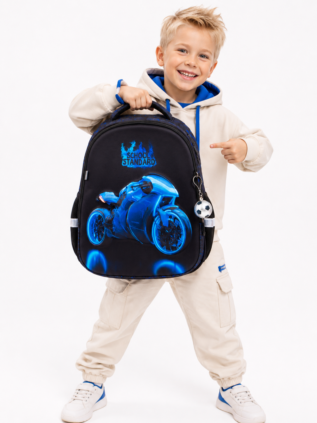 Рюкзак School Standard школьный для мальчика+брелок - фото 4