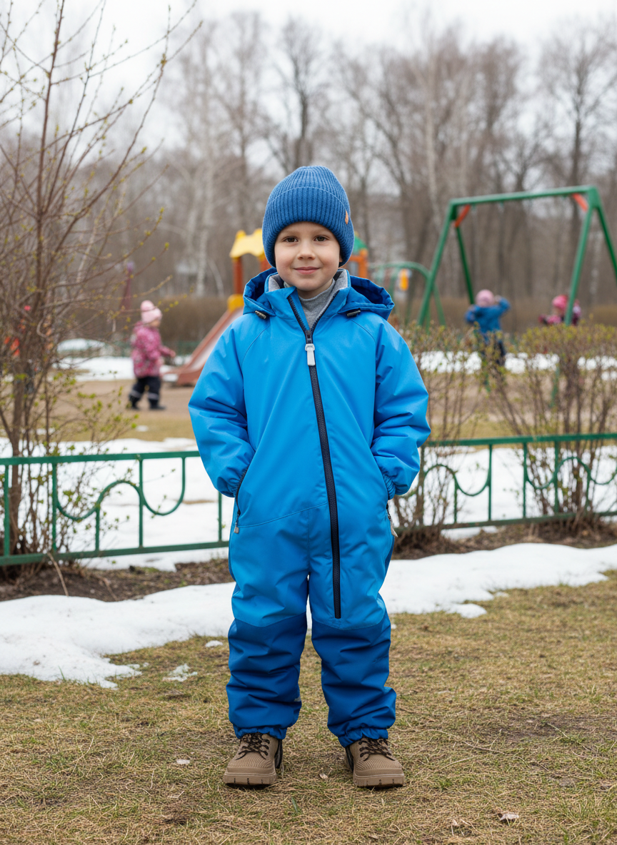 Комбинезон Arctic kids 30-042 голубой - фото 2