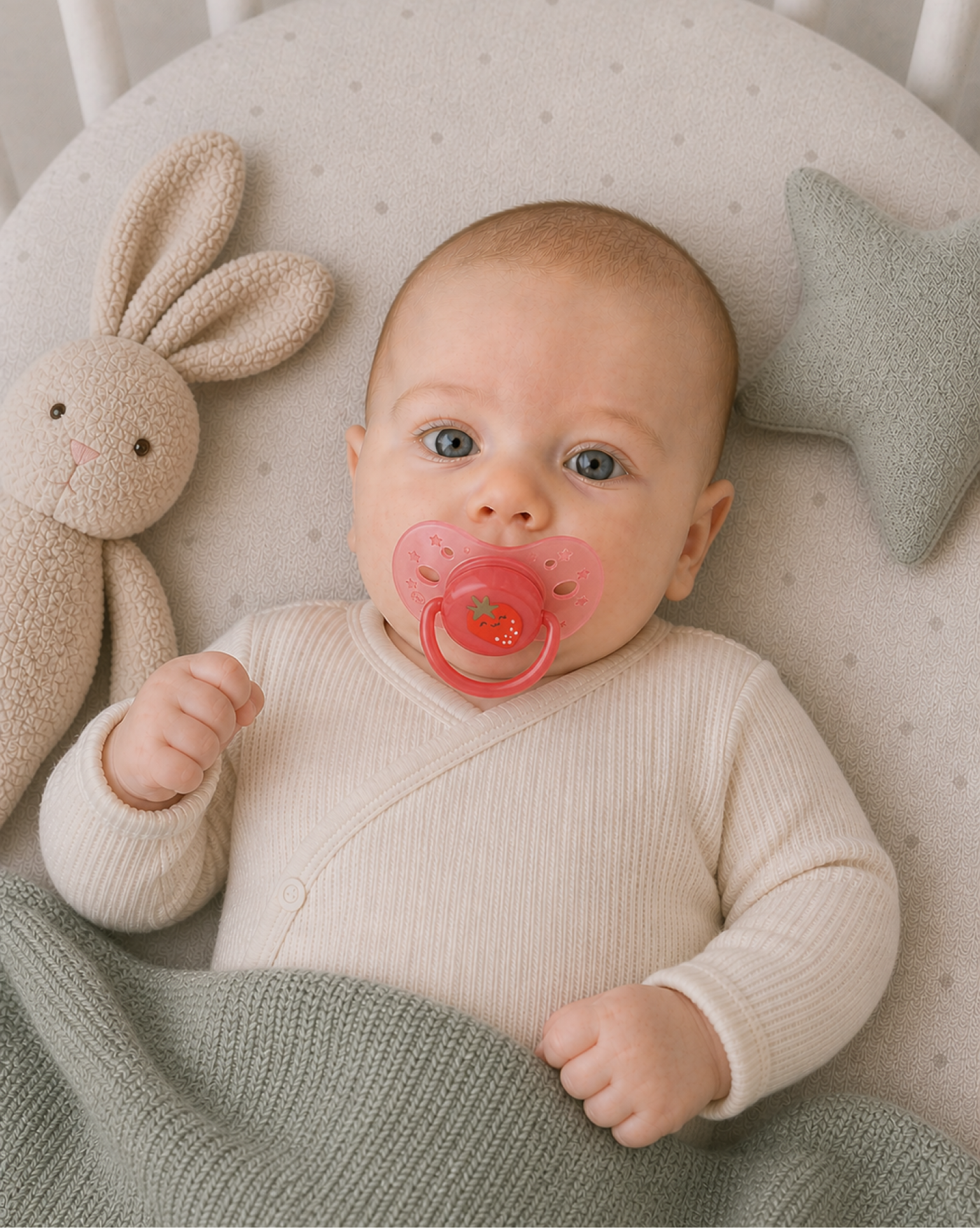 Пустышка BabyGo латекс ортодонтическая от 0 мес. 1 шт. - фото 5