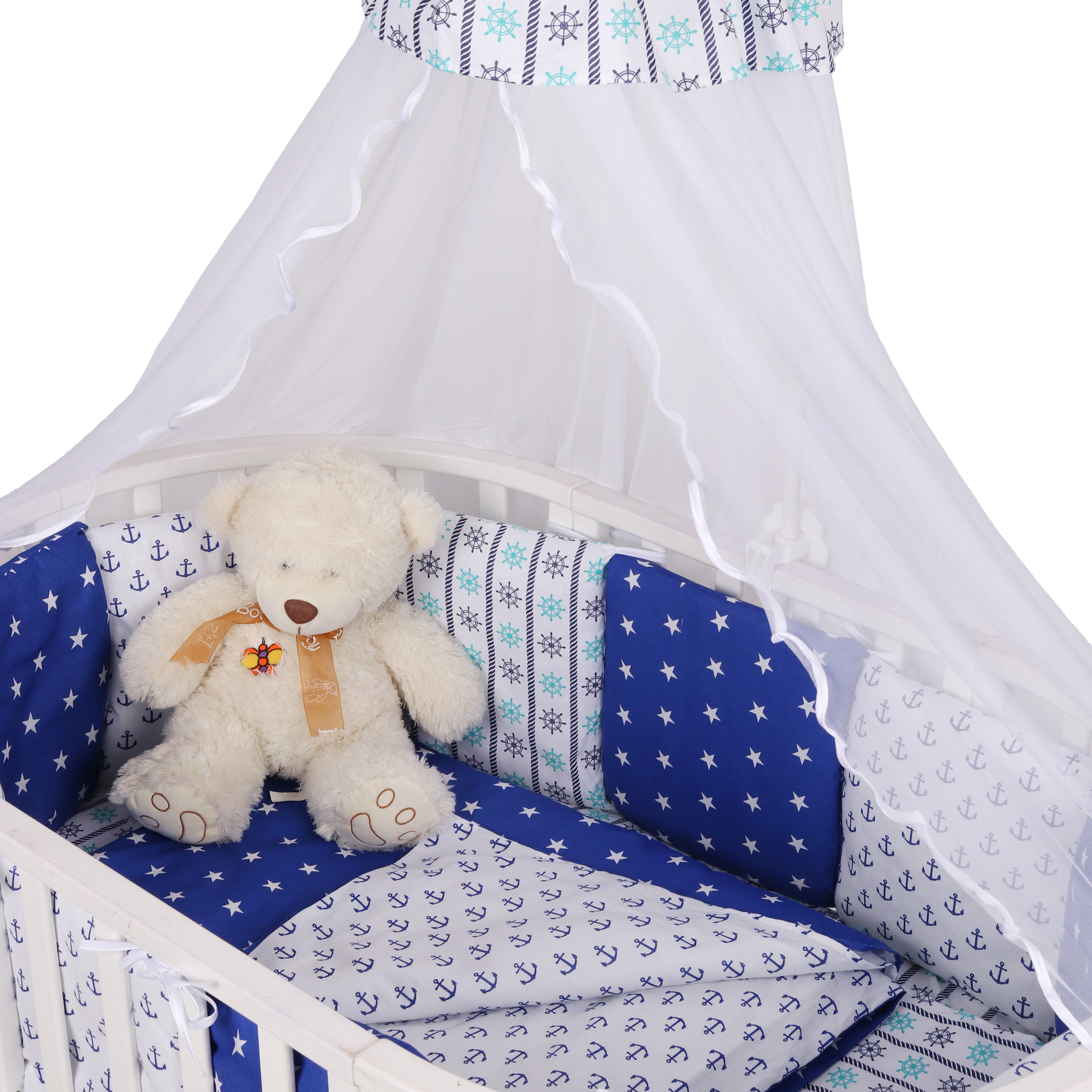 Комплект постельного белья Amarobaby Море 4предмета ABDM-3015-Br - фото 8