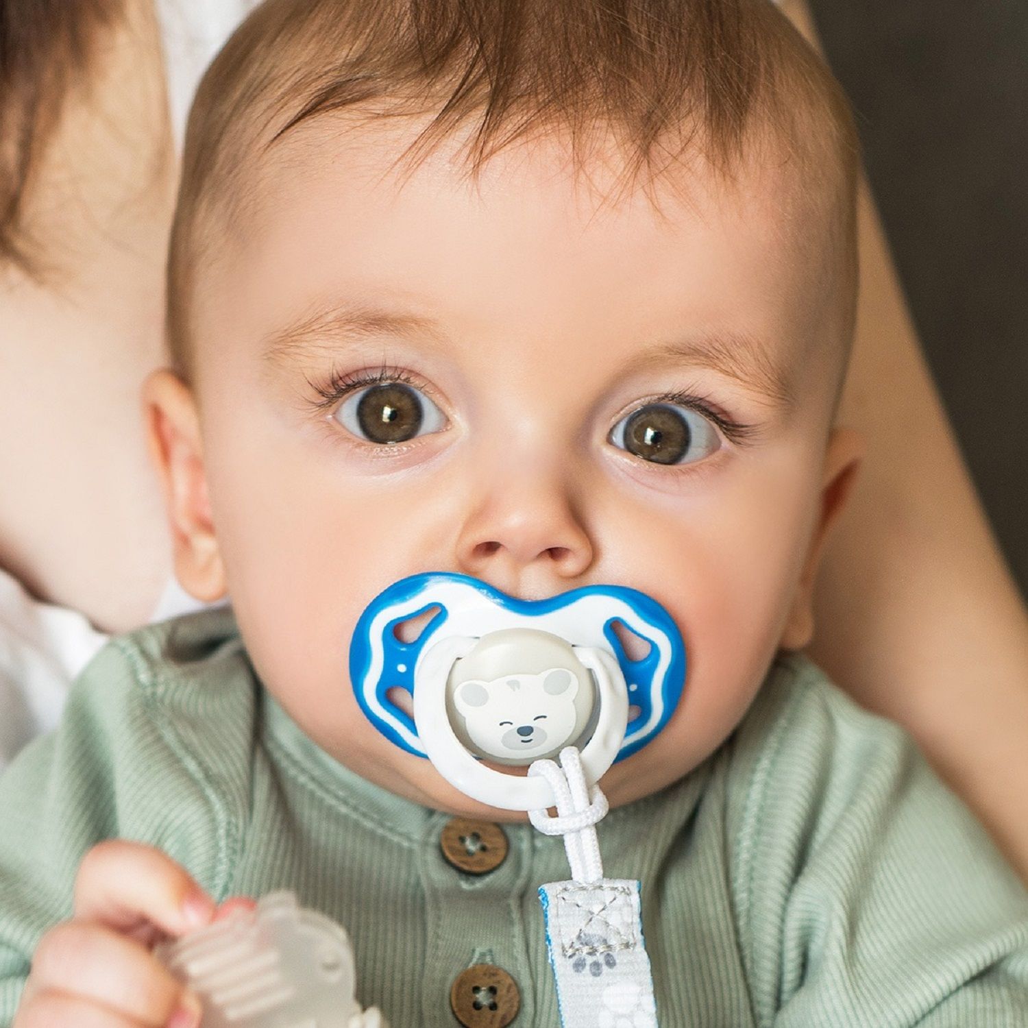 Пустышка Babyono силикон классическая от 0 мес. 2 шт. - фото 3