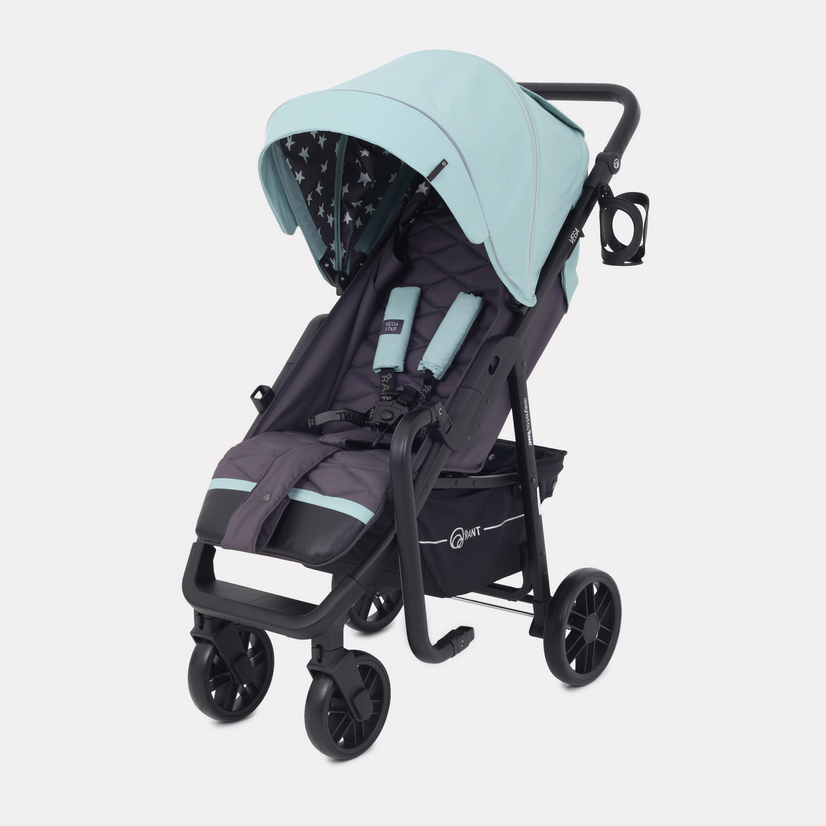 Коляска прогулочная Rant голубой - фото 13
