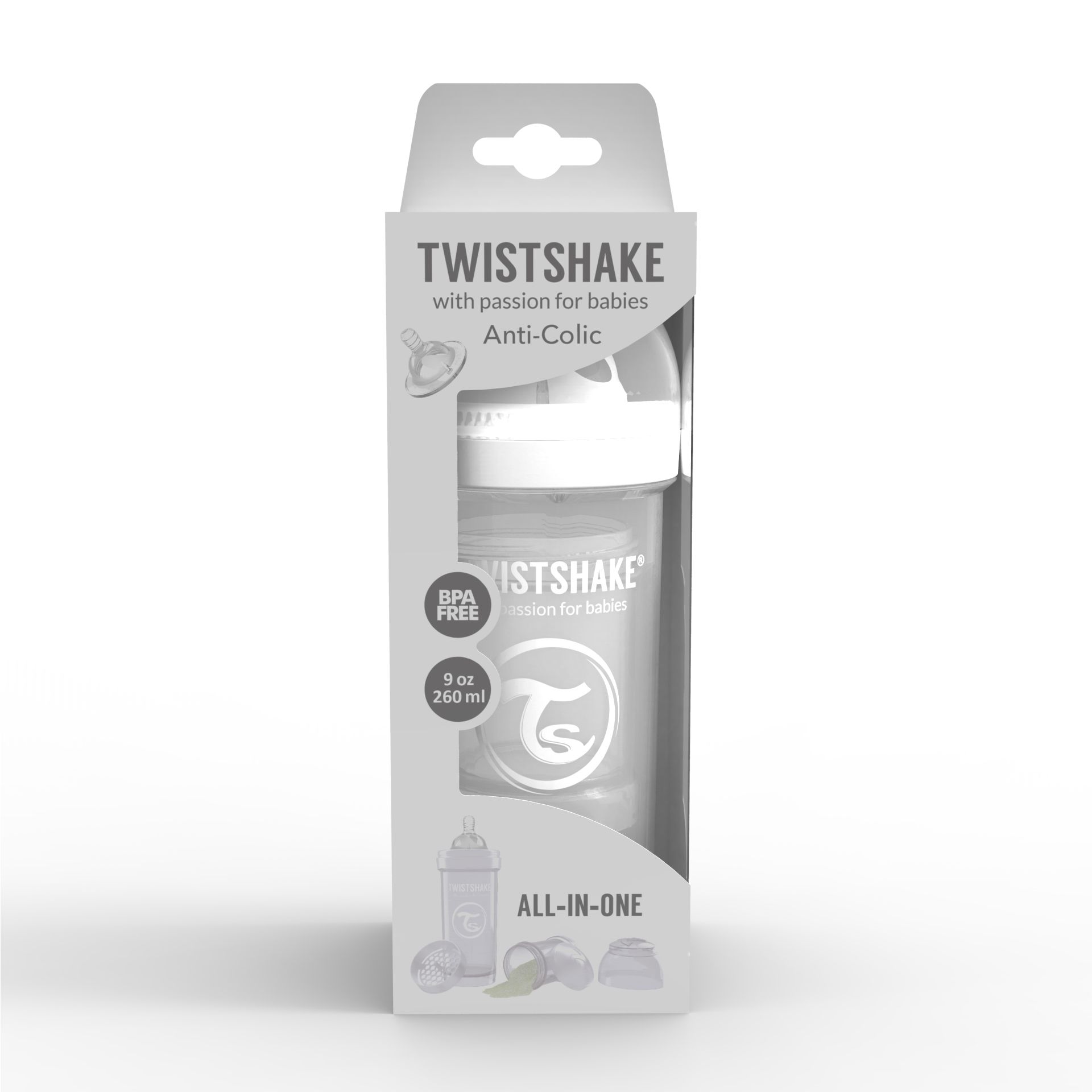 Бутылочка Twistshake Anti-Colic 260 мл 1 шт. - фото 10