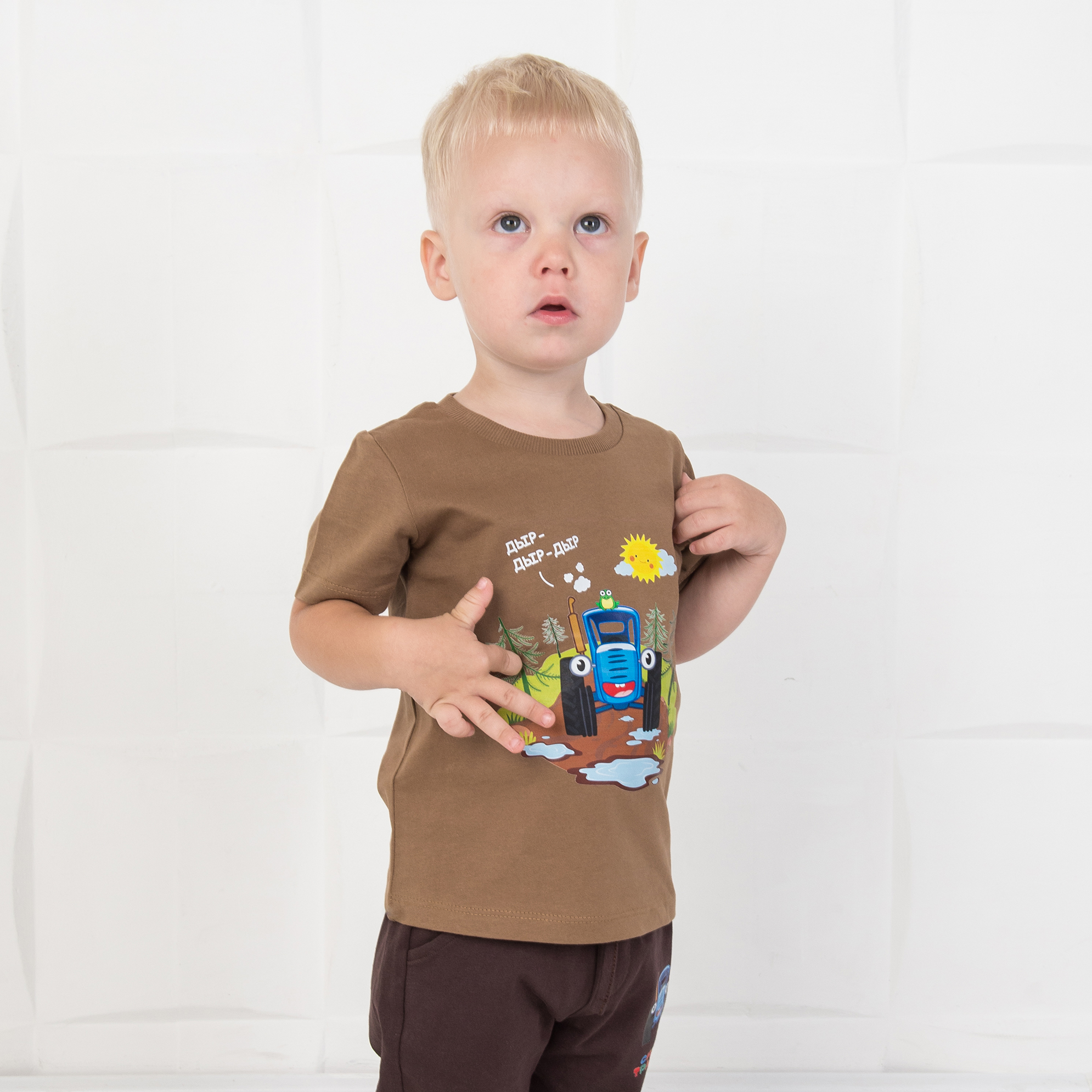 Футболка Синий трактор T-SHIRT-BT-1T-BRN-M - фото 1