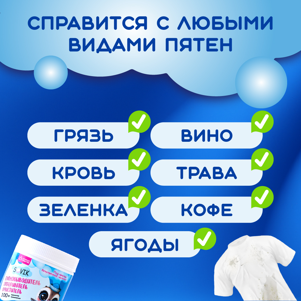 Пятновыводитель СОВИК 0.6 кг - фото 4