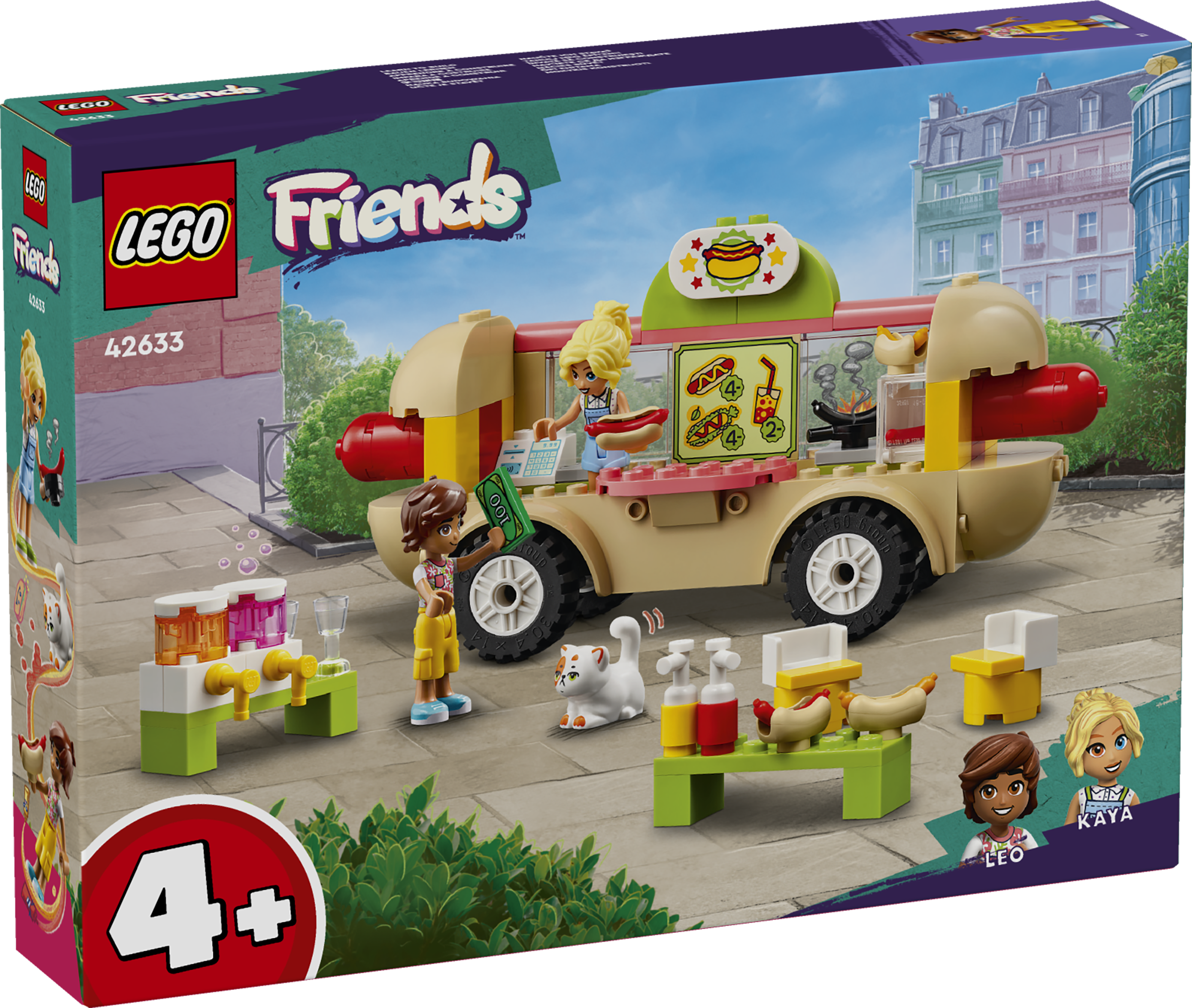 Конструктор LEGO Friends Грузовик для хот-догов 100 дет. - фото 3