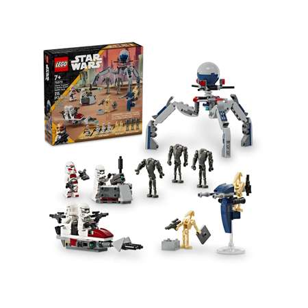 Конструктор LEGO Star Wars Clone Trooper и Battle Droid блочный