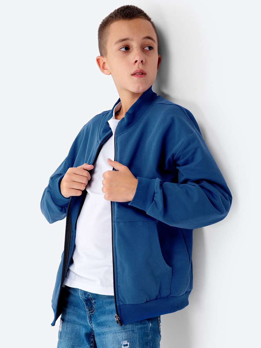 Бомбер HappyFox HF00159джинсовый - фото 1