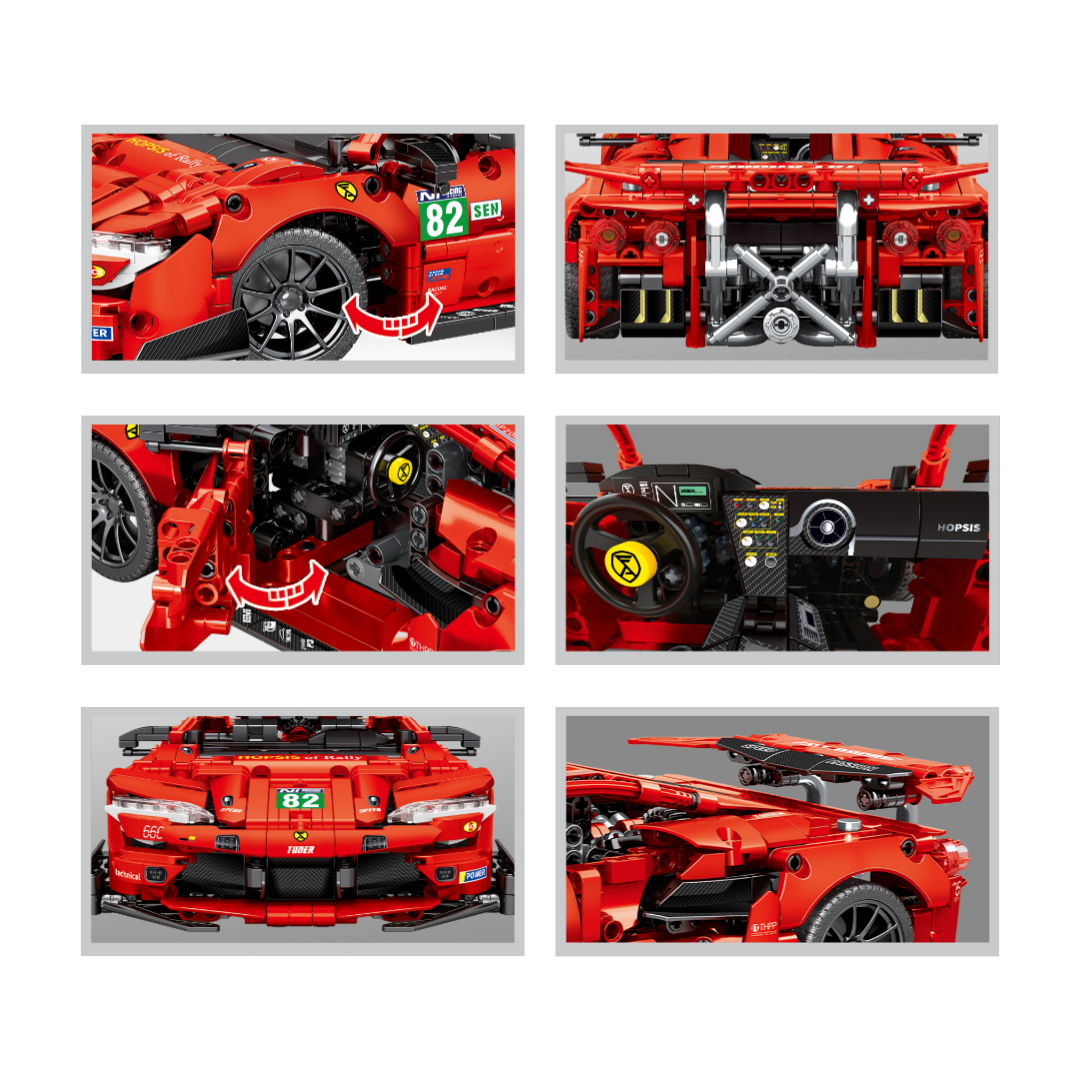 Конструктор Sembo Block Спорткар Ferrari - фото 3