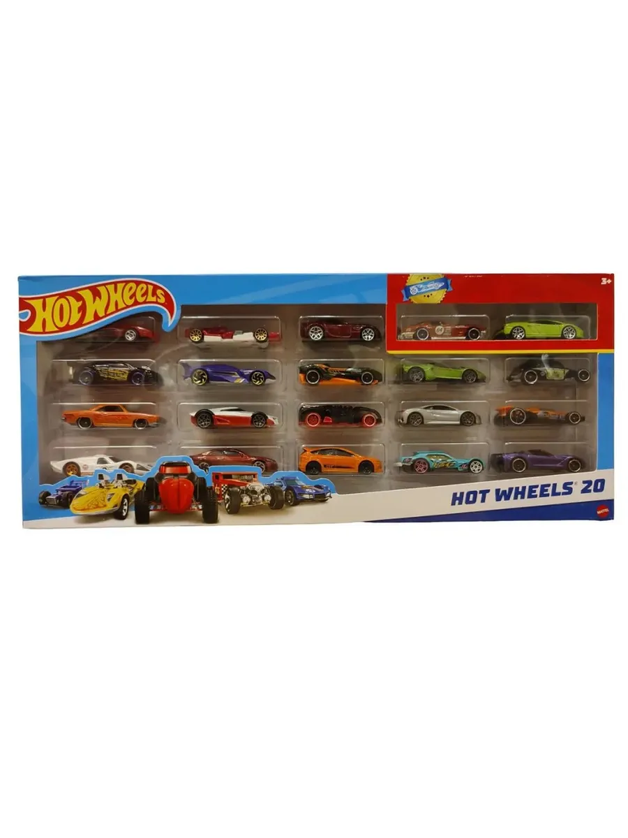 Изображение товара Игровой набор Hot Wheels Набор машинок 1:64 20шт. 1:64 Изображение товара Игровой набор Hot Wheels Набор машинок 1:64 20шт. 1:64