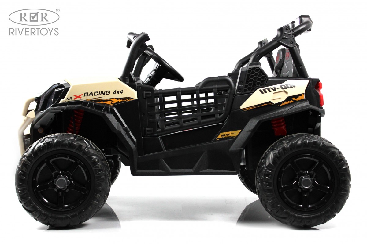 Электромобиль RIVERTOYS K777KK-LUX-BUGGY-CREAMY С пультом ДУ - фото 11