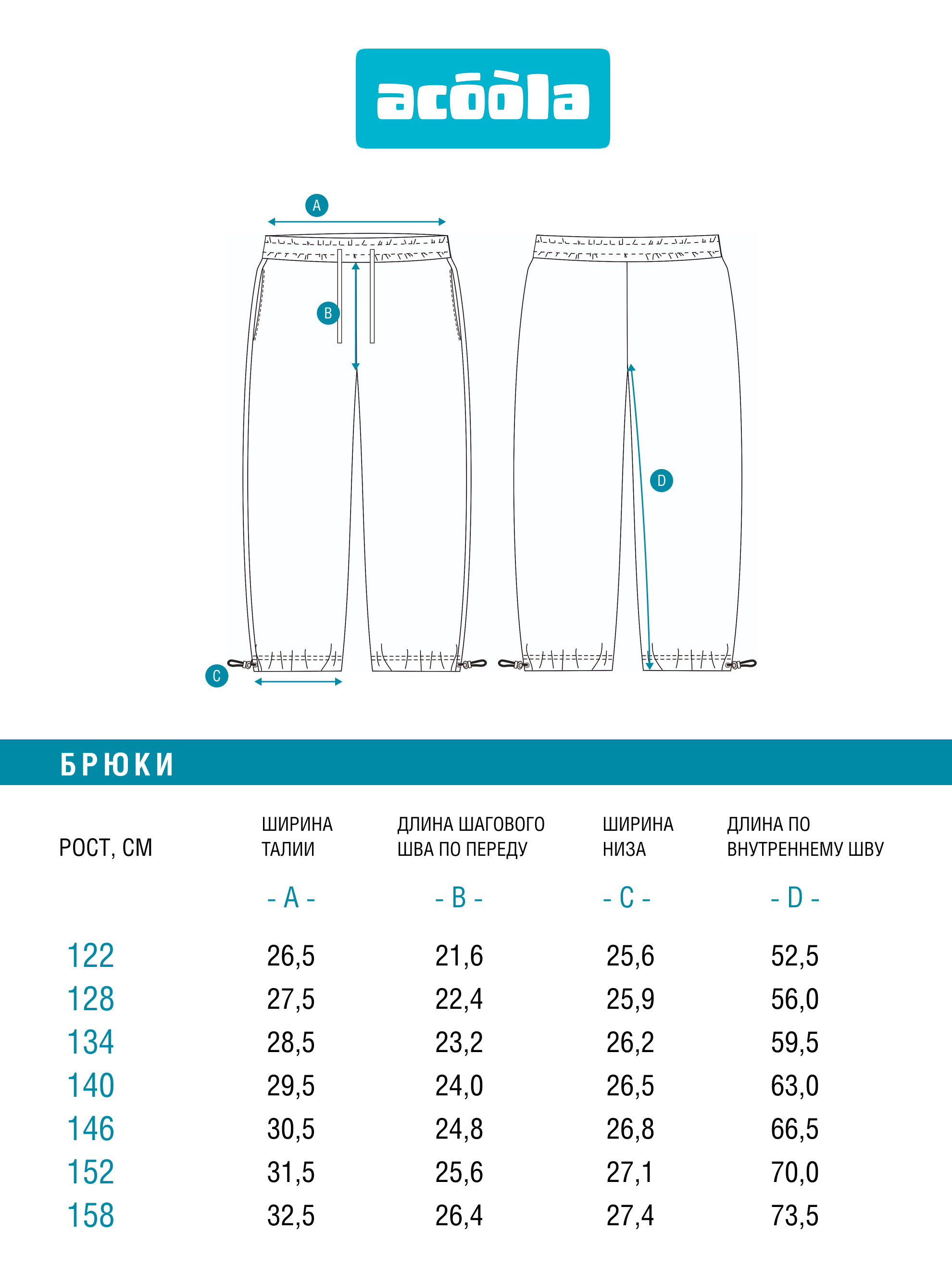Брюки Acoola 20210460096_0095457 - фото 7