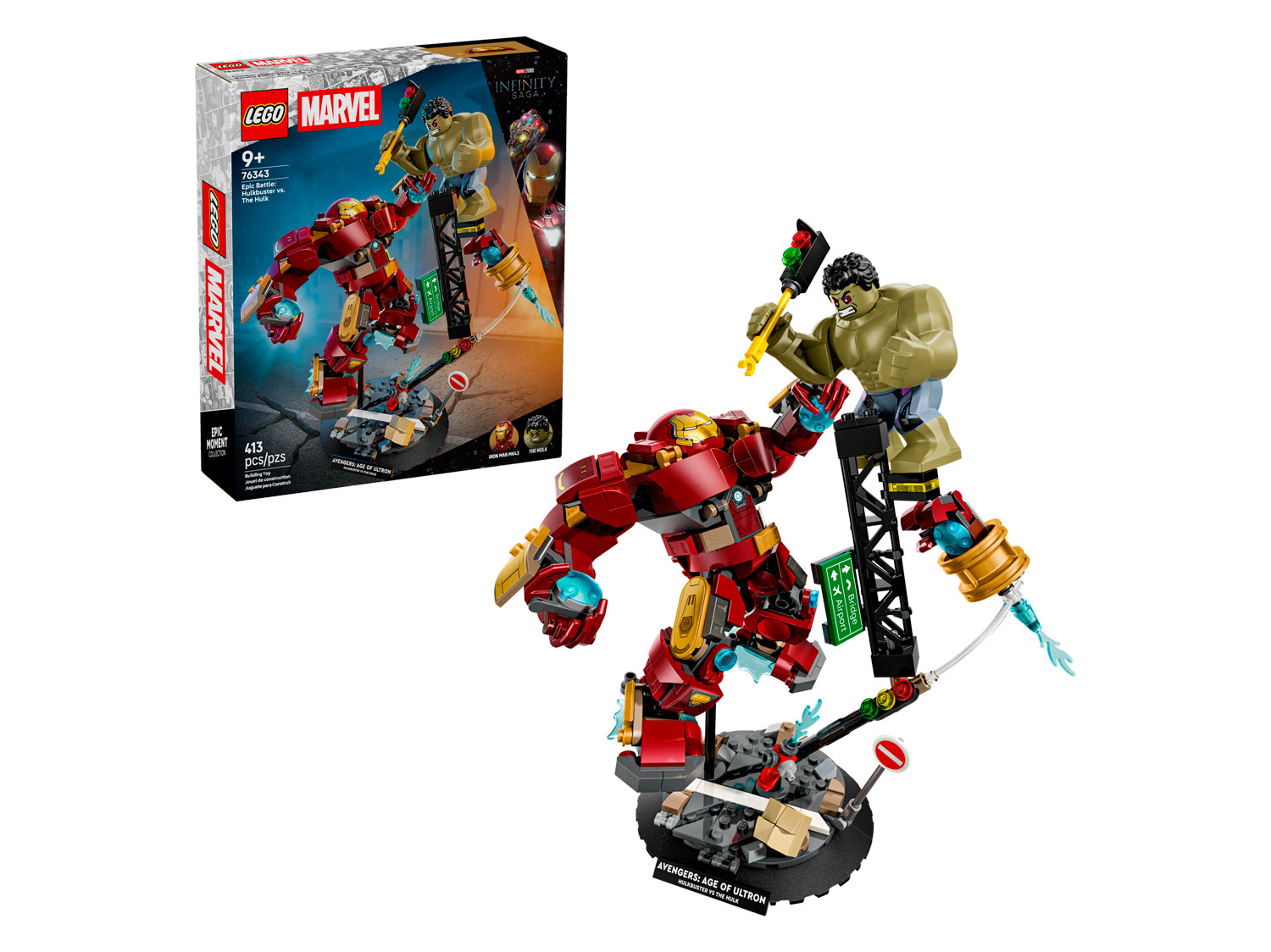 Конструктор LEGO Marvel Super Heroes Эпическая битва 413 дет. - фото 1