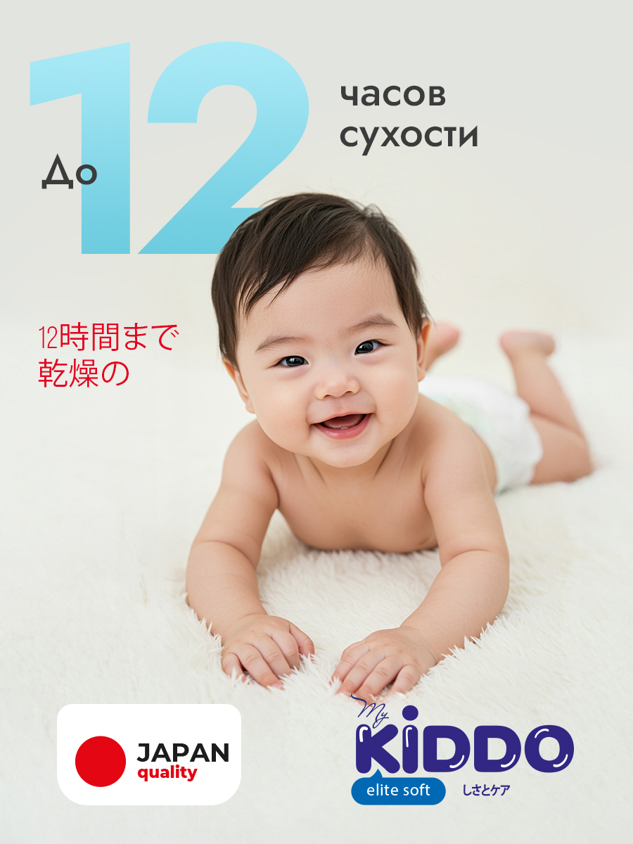 Трусики Kiddo Elite Soft ультратонкие M (6-10 кг) 58 шт. - фото 6