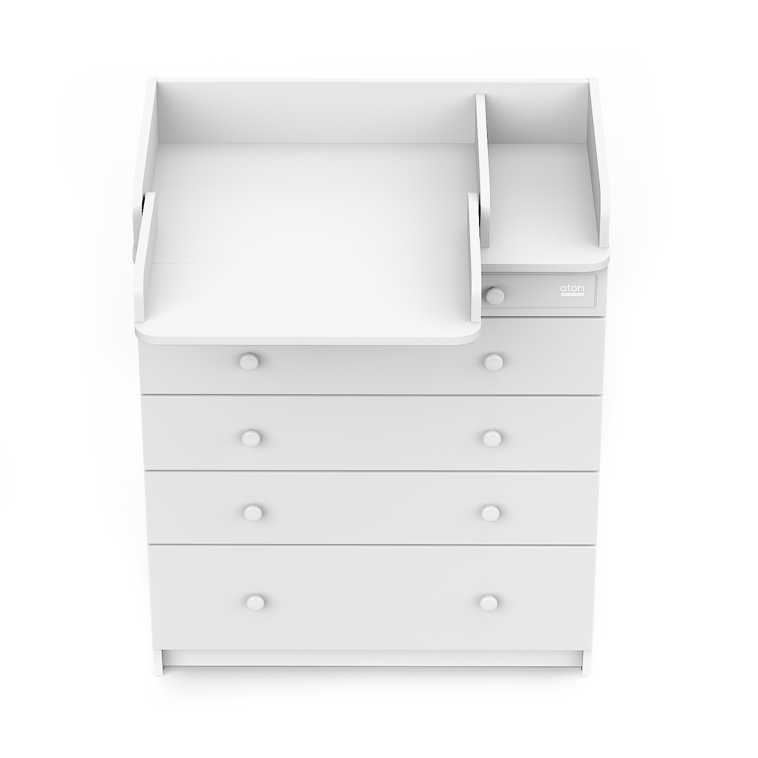 Комод пеленальный aton baby furniture Elio (белый) - фото 5