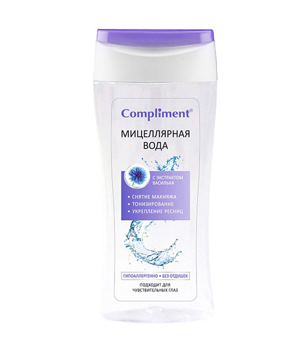 Мицеллярная вода COMPLIMENT с экстрактом василька 200 мл - фото 1