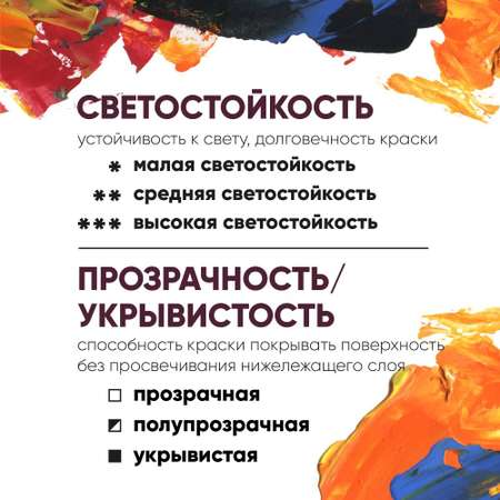 Краски масляные Гаммa 24 цв.