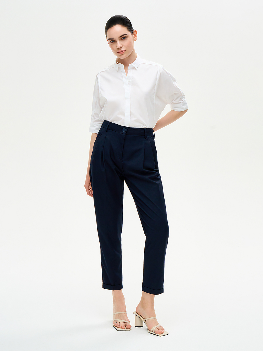 Брюки Baon B2923032/DARK NAVY - фото 2