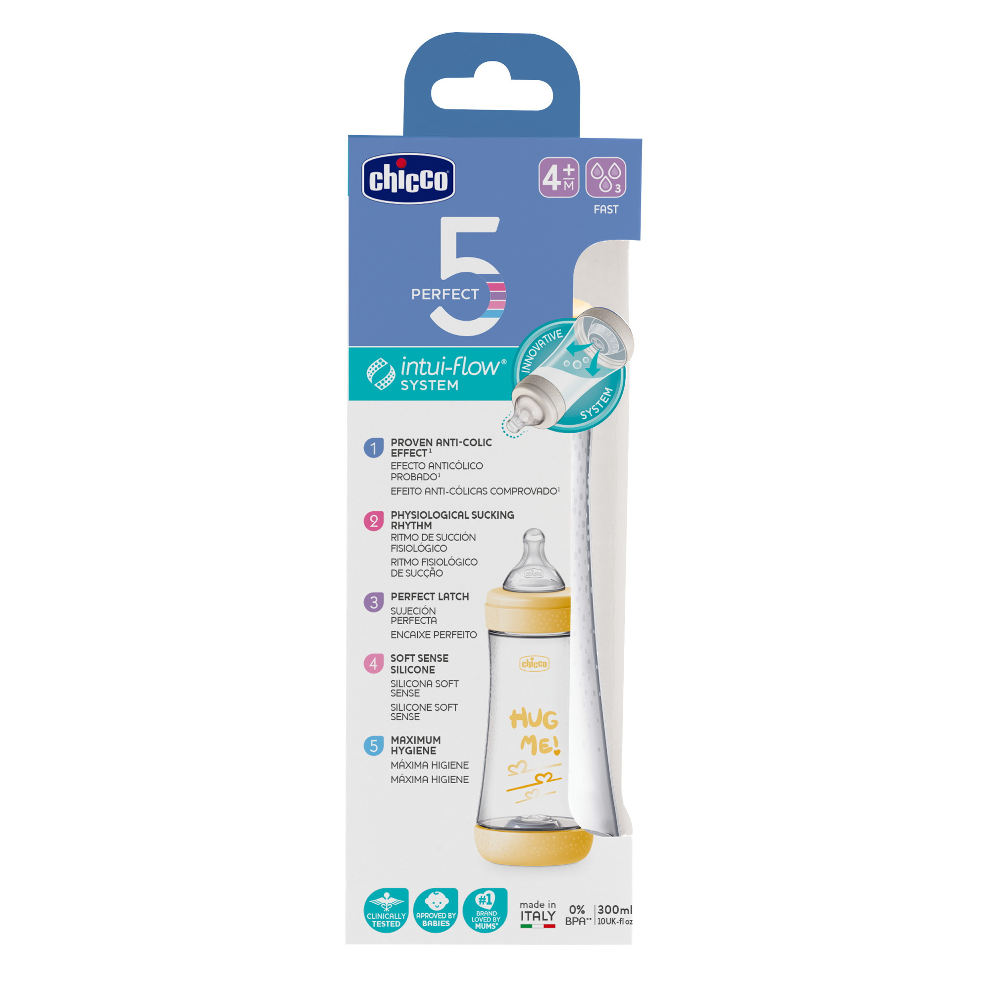Бутылочка Chicco 300 мл 1 шт. - фото 4