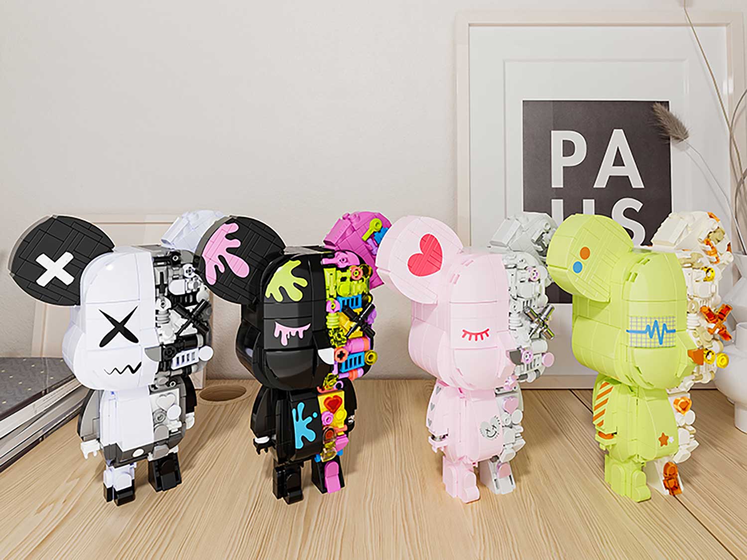 Конструктор JAKI Bearbrick: Gamma grey - фото 5
