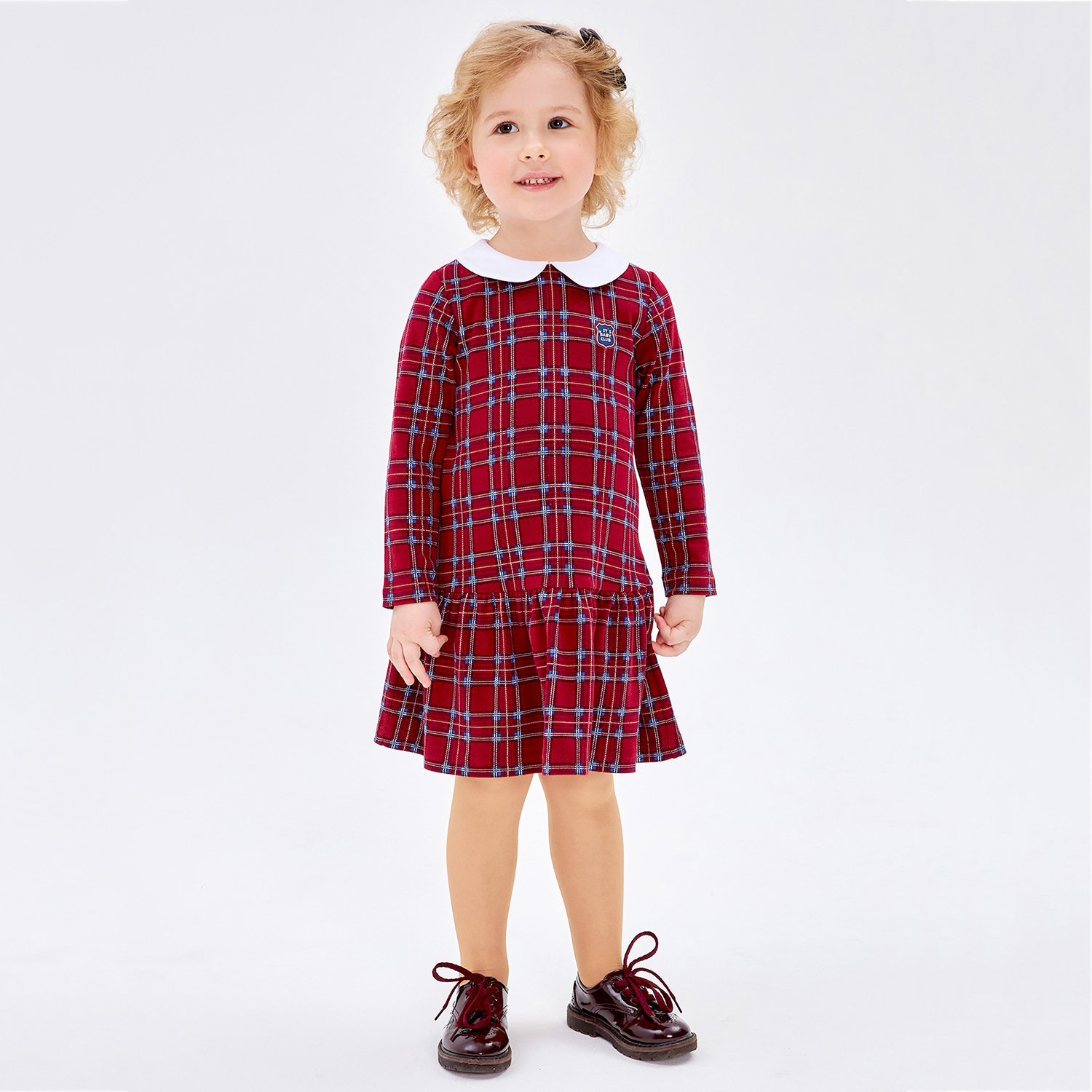 Платье Lucky Child 87-62/бордовый/2-12 - фото 8