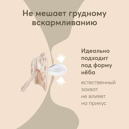 Пустышка Happy Baby силикон от 12 мес.