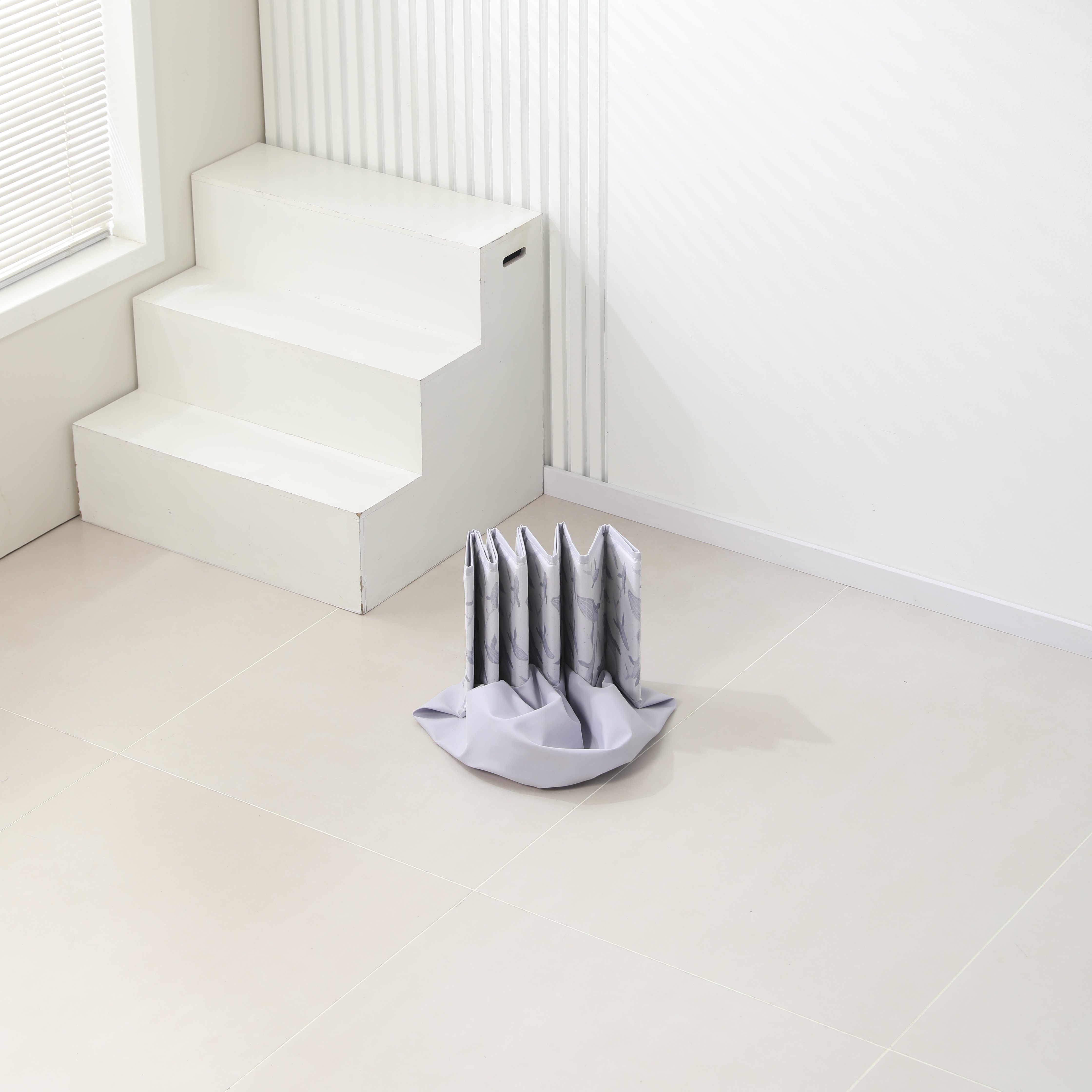 Сухой бассейн для шариков UNIX Kids Ocean 100 см Grey (без шариков) - фото 17