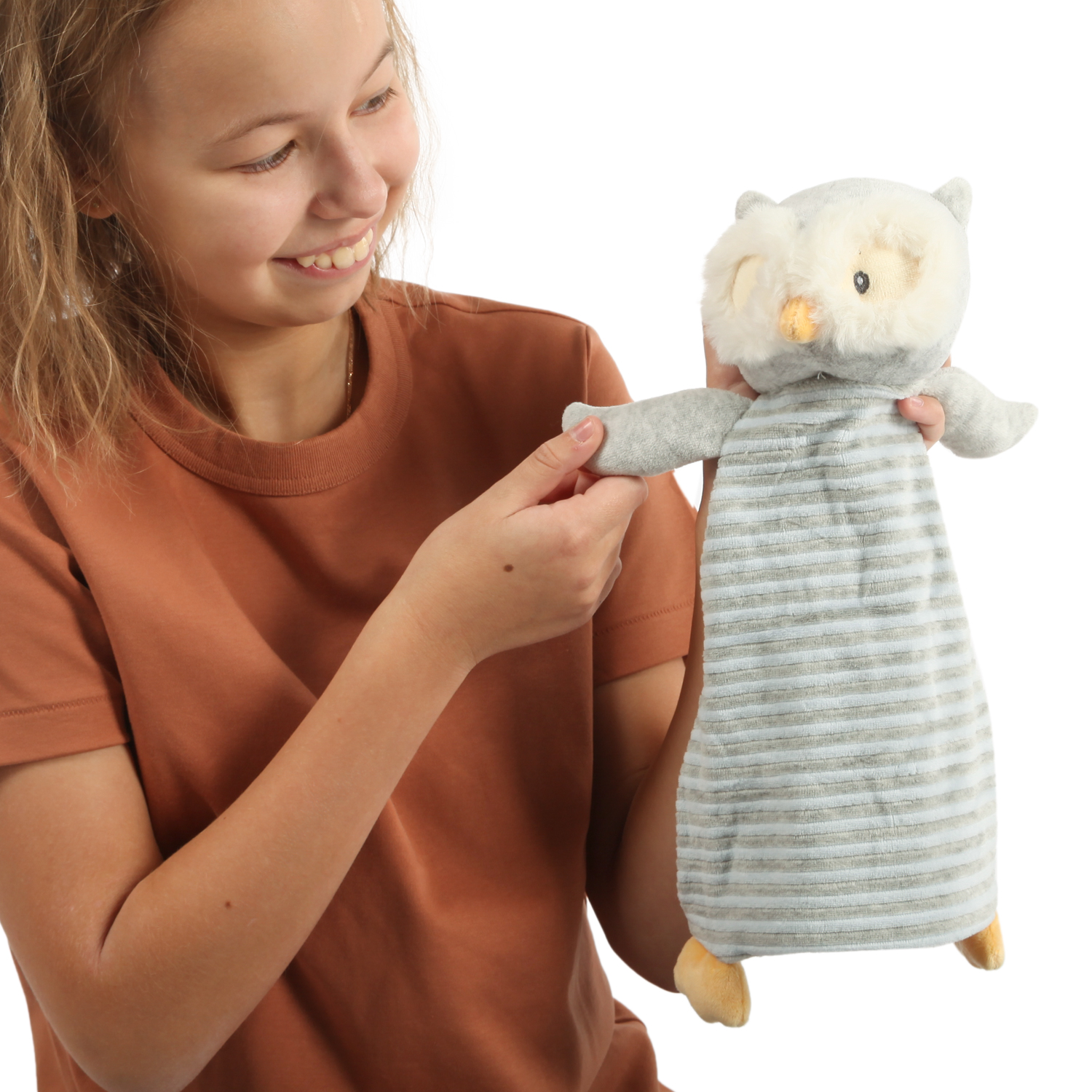 Игрушка мягкая Aurora сова Блэнки - фото 6