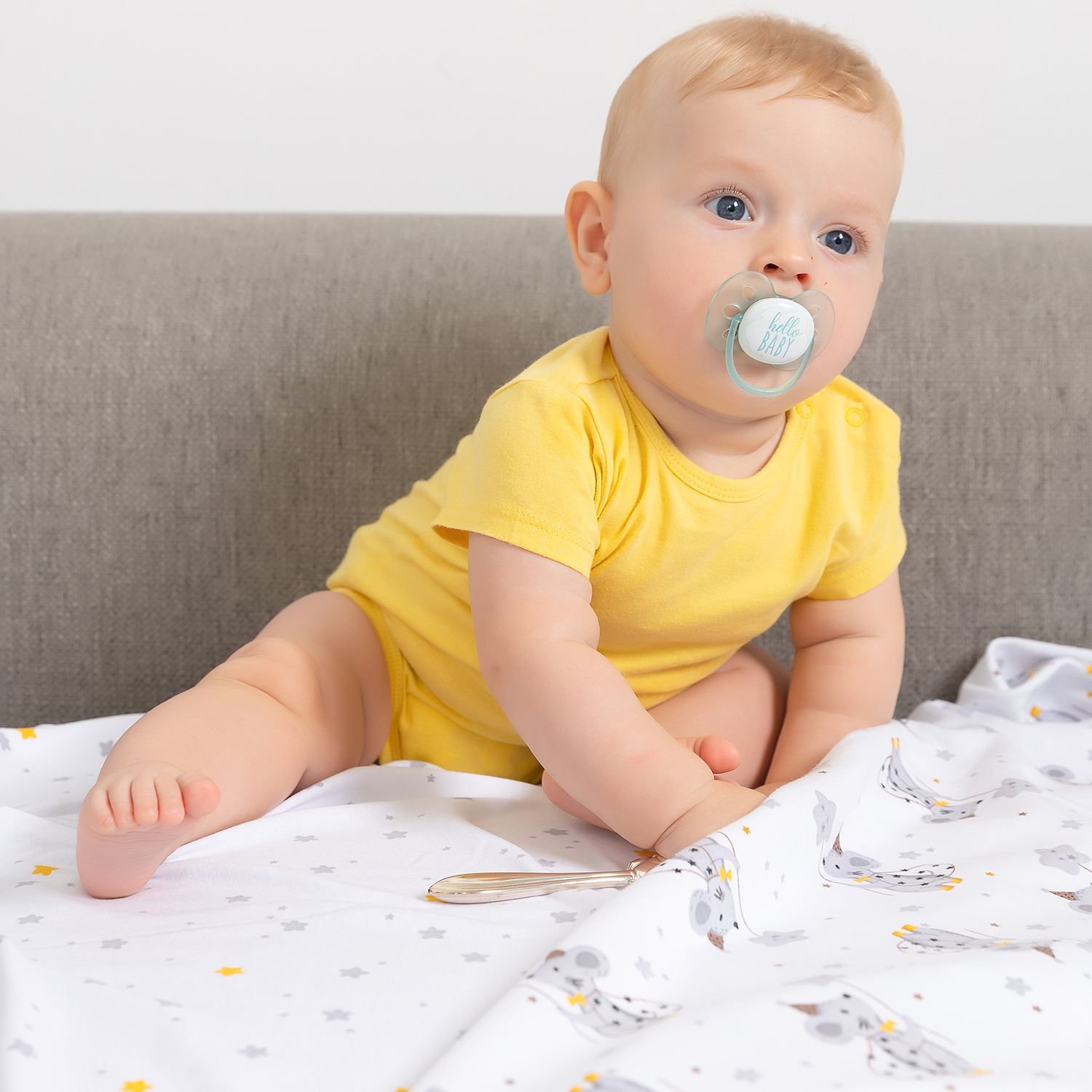 Пелёнка inlovery трикотаж 85х100 см 2 шт. - фото 15