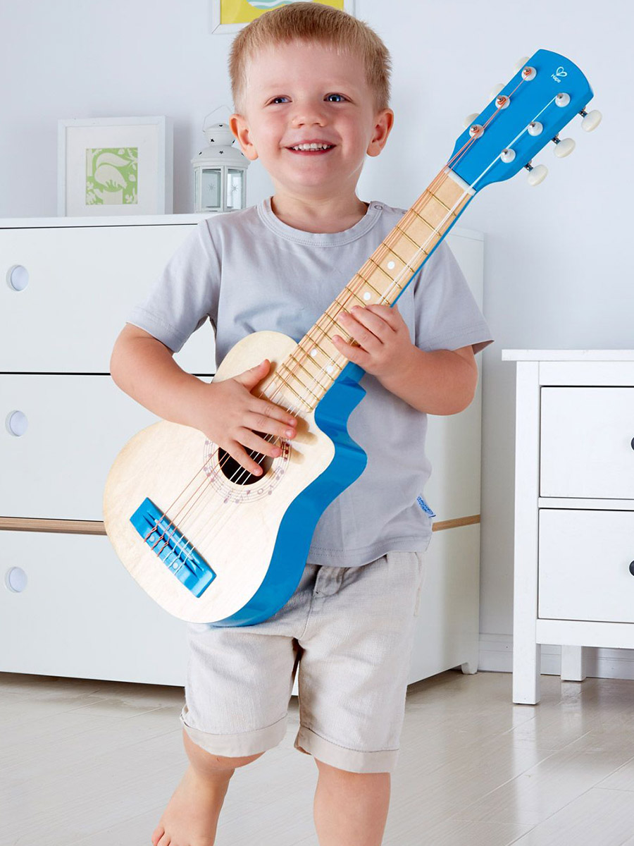Игрушка музыкальная Hape Голубая лагуна гитара - фото 2
