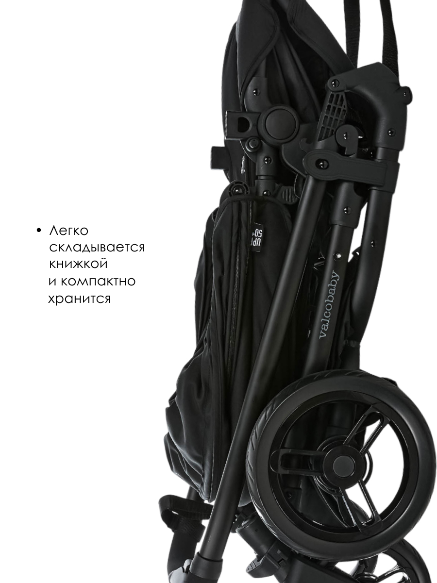 Коляска прогулочная Valco baby Snap 4 Ultra Flatt Matt черный - фото 8