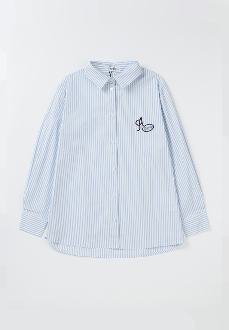 Рубашка artie W25K01RU-1328D/Бело-голубой - фото 1
