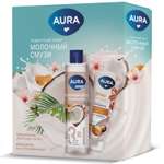 Набор средств AURA гель для душа+крем для рук
