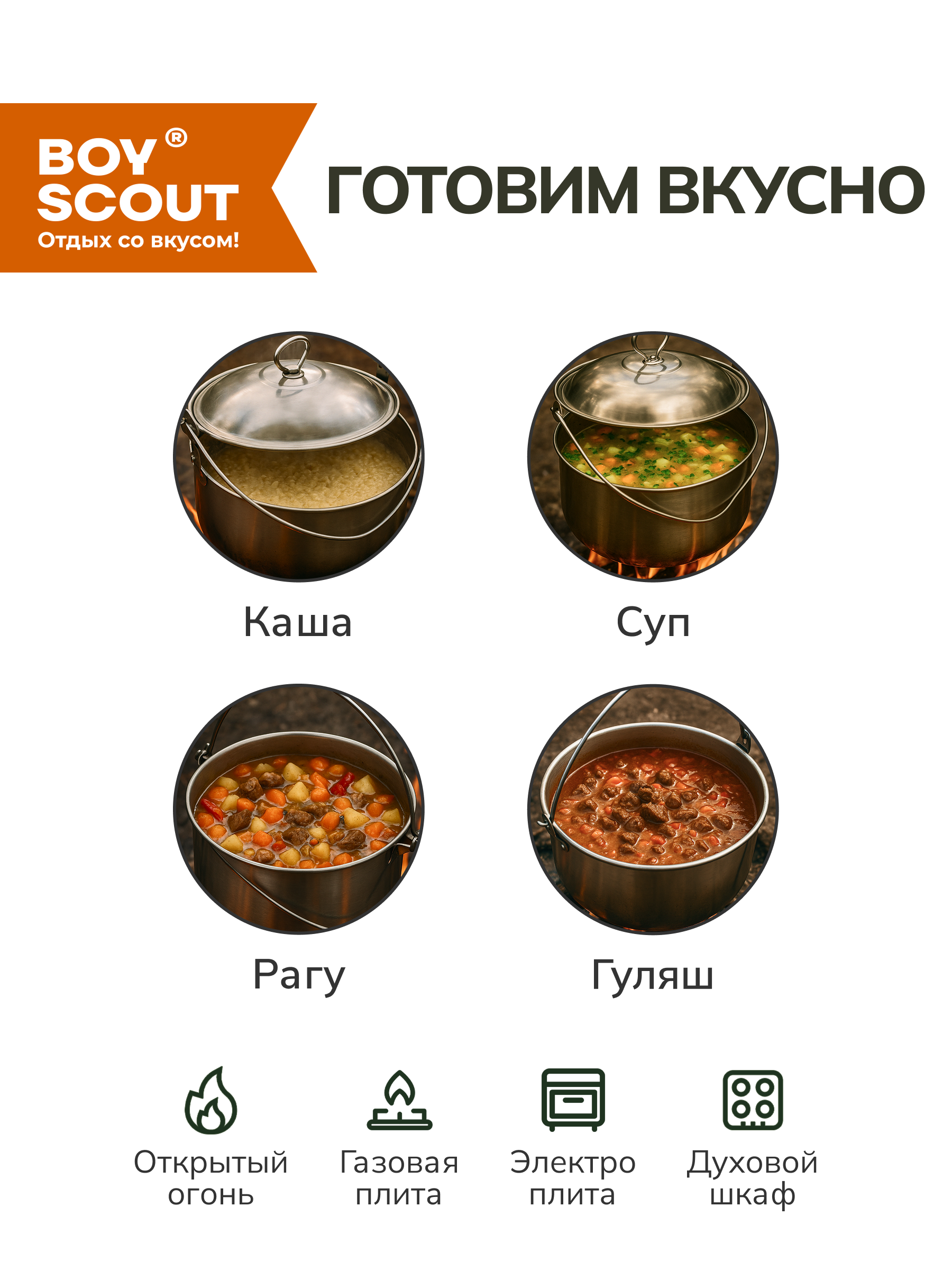 Котелок BoyScout походный - фото 3
