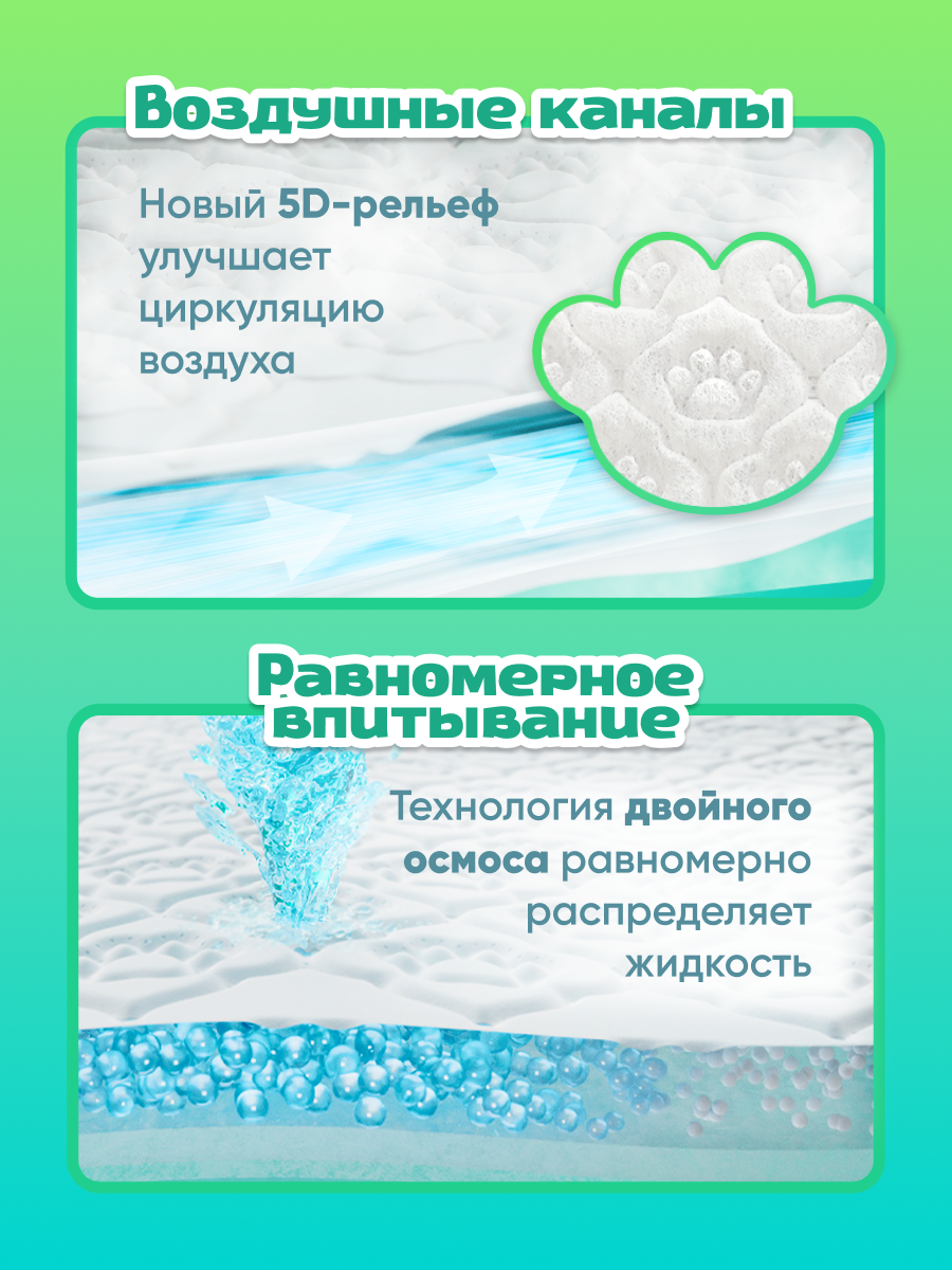 Трусики Enternal Summer Premium Care ультратонкие L (9-14 кг) 4 шт. - фото 5