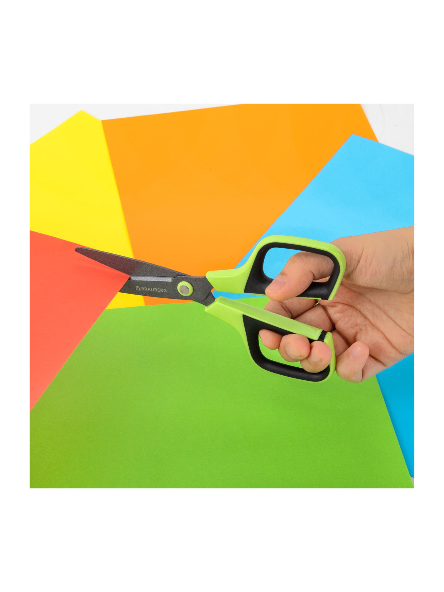 Ножницы канцелярские Brauberg - фото 10
