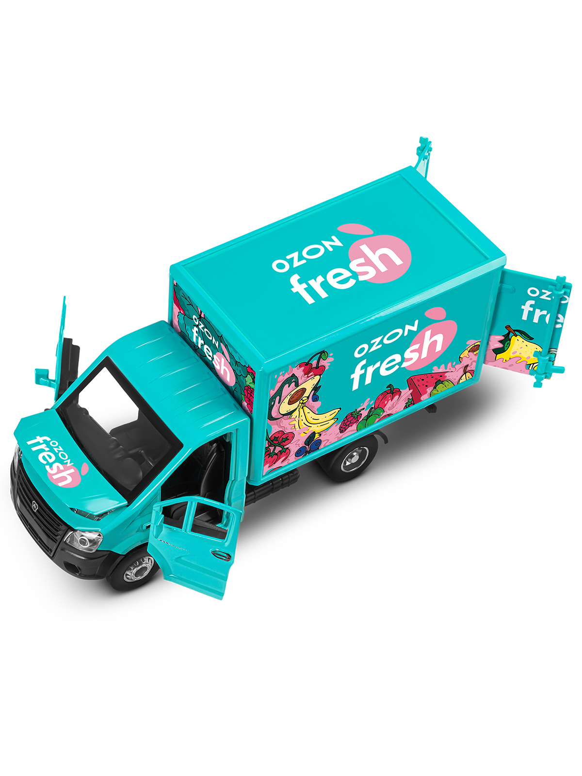 Грузовик Ozon ГАЗель Next Ozon Fresh 1:28 JB0405417 - фото 23