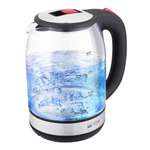 Чайник электрический HOME ELEMENT HE-KT2302 стеклянный красный рубин