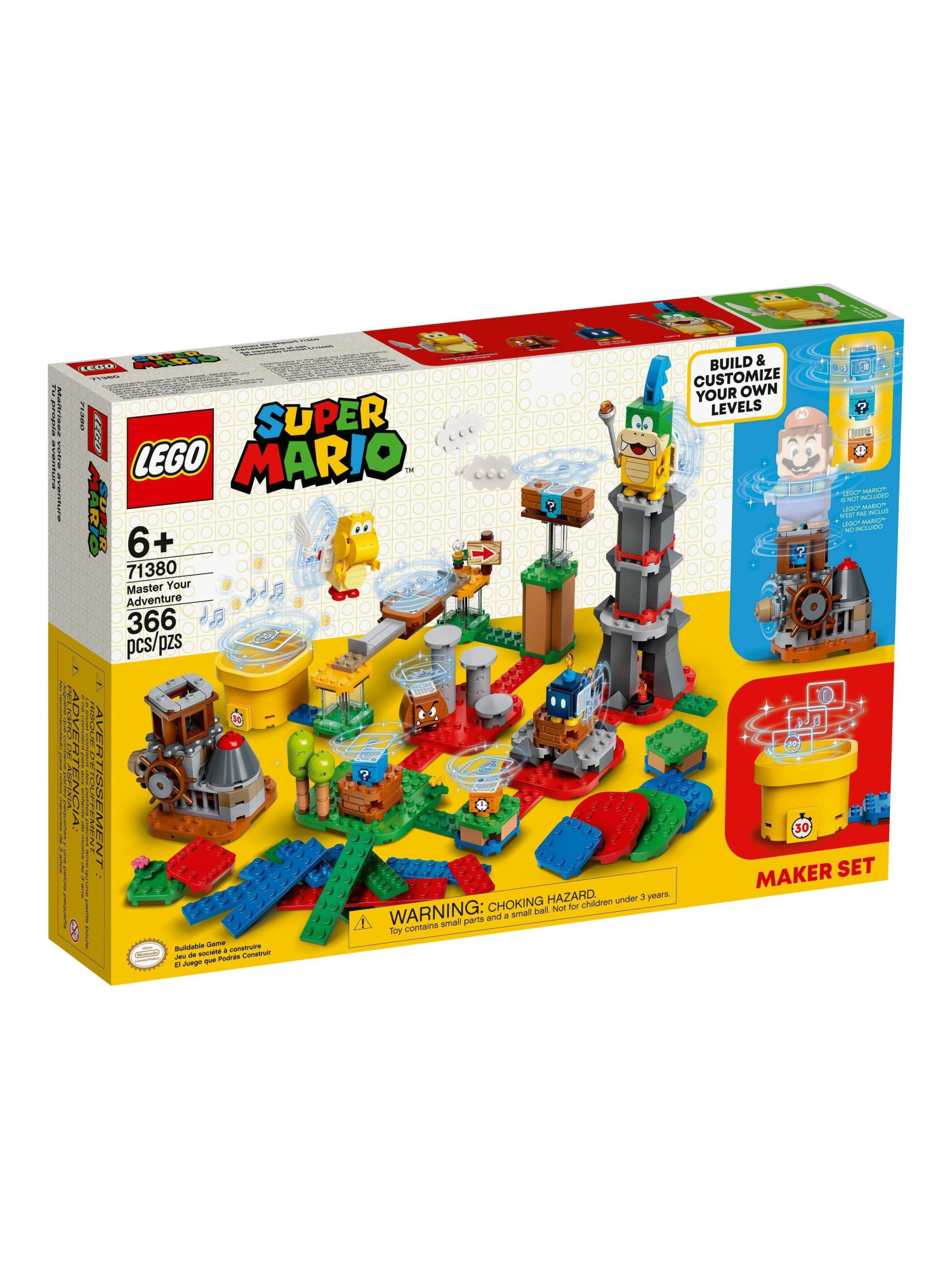 Конструктор LEGO Super Mario Твои уровни 366 дет. - фото 1