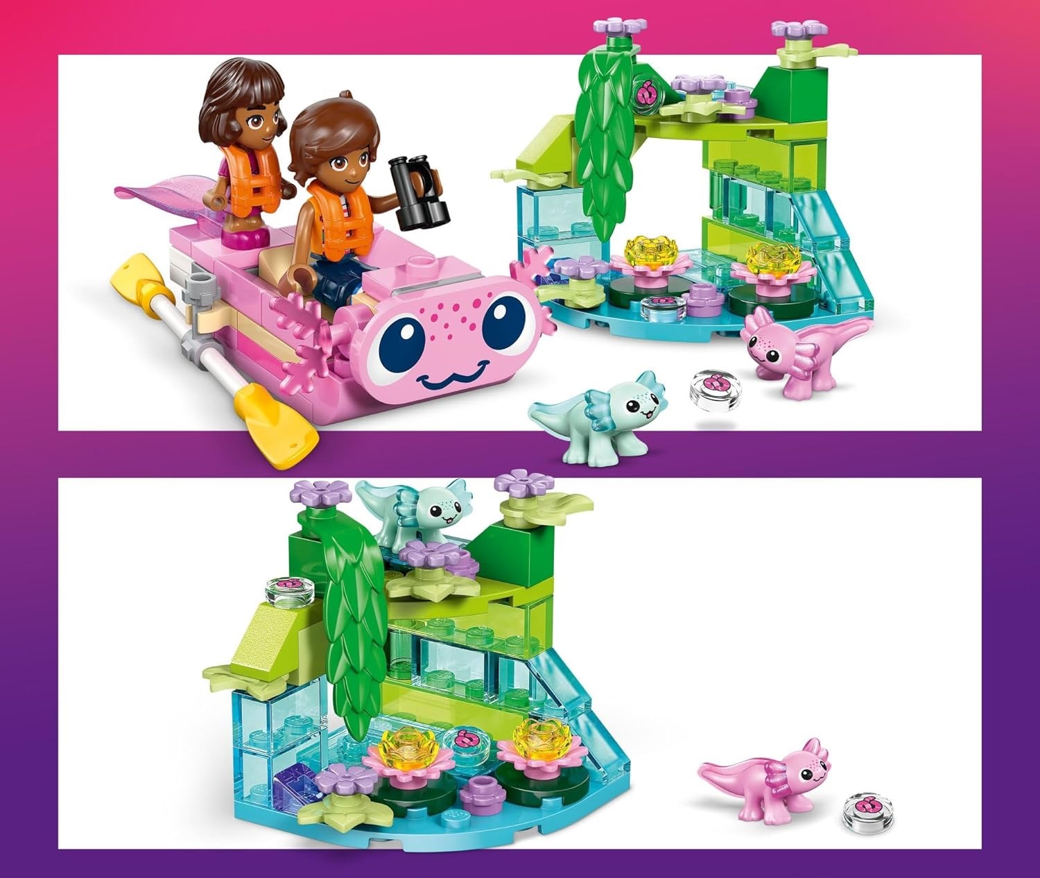 Конструктор LEGO Friends Приключения на лодке Аксолотль 95 дет. - фото 2