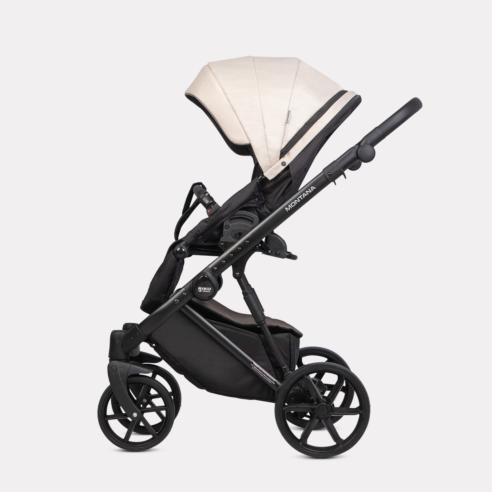 Коляска 3в1 Riko Basic Montana Plus коричневый - фото 6