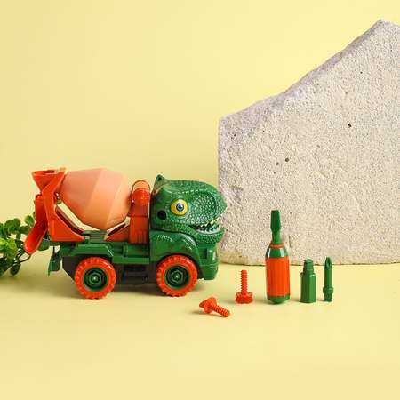 Конструктор Limei Динозавр-бетономешалка сборная игровая модель