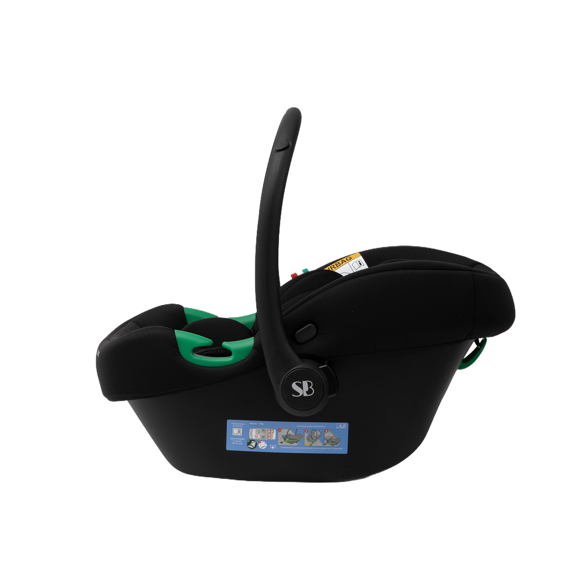 Автокресло Sweet Baby Elegante Plus DK591 Black 0 (0 -13 кг) черный - фото 20